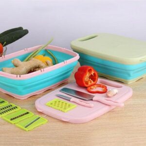 9 IN 1 Multi-Functional Vegetable With Basket & Cutting Board