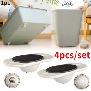 4Pcs/Set Paste Type Universal Pulley Adhesive Wheel Castor Roller