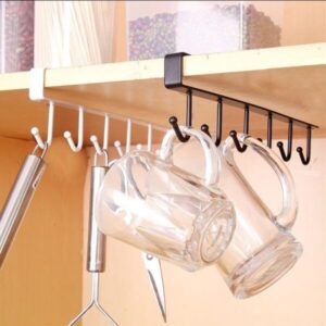 6-Hook Mug Holder Under Cabinet