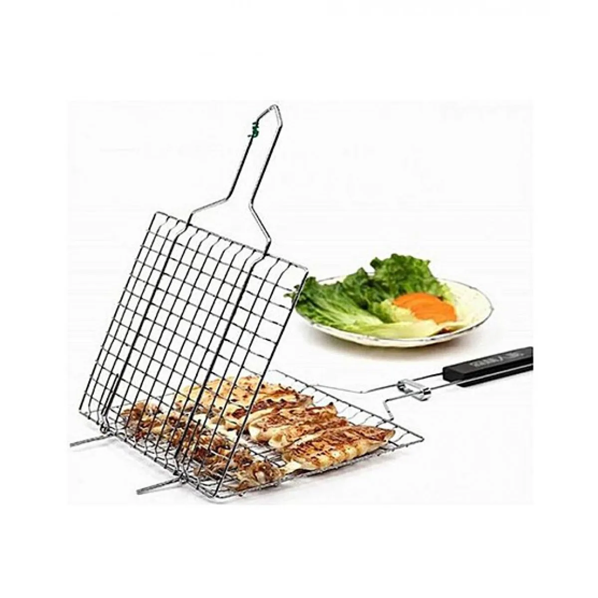 Bbq Stainless Steel Hand Grill - Image 2
