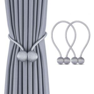 2Pcs Curtain Magnet Tie Rope Pair