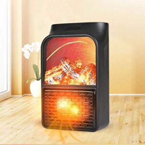 Flame Heater Mini Portable Electric Fireplace Warmer