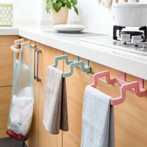 Garbage Bag Holder Dustbin & Towel Rack