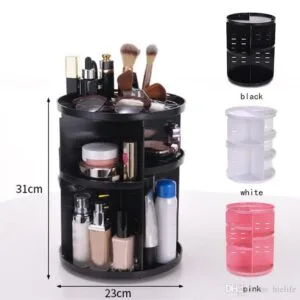 Alternative view of Makeup Cosmetic Organizer 360 Rotating High Quality