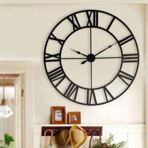 Metal Gear Clock Black
