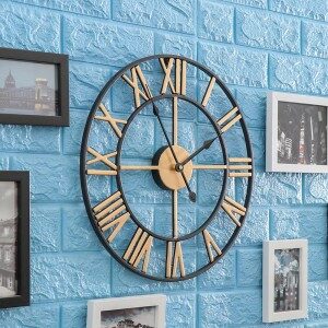 Metal Gear Clock Golden