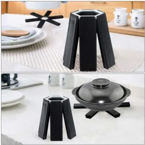 Alternative view of Foldable Anti-Hot Insulation Pad Pot Holder Kitchen Mat Table Placemat