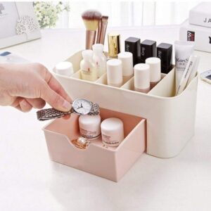 Plastic Cosmetic Makeup Organizer With Drawers