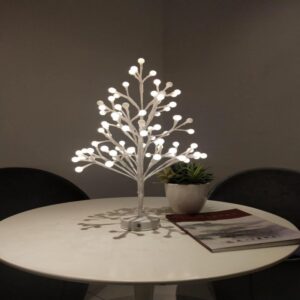 Small White Bulbs Tree Lamp