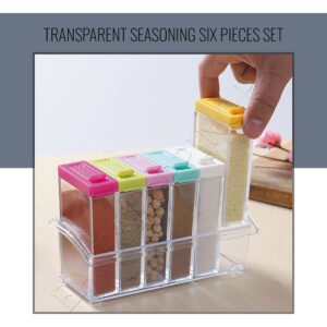 Transparent Seasoning Six Pieces Set