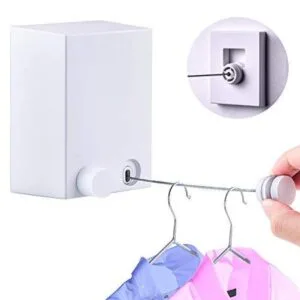 Telescopic Stainless String Invisible Clothesline
