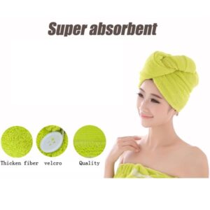 Pack of 3 Terry Turban Hair Dryer Towel