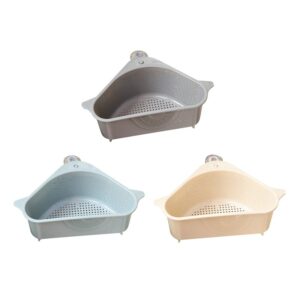 Sink Basket Triangular Multifunctional Drain Shelf Sink Storage Rack
