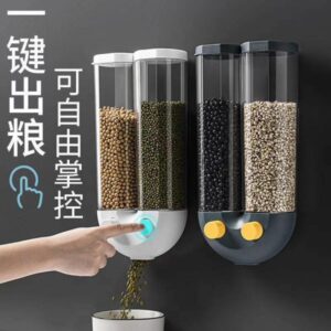 1.5KG Wall mounted Rice and Grain Dispenser Double