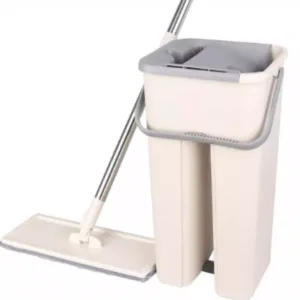 Flat Mop Stick Rod With Bucket Set