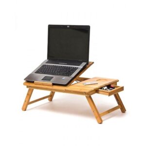 Wooden Laptop Table with 2 Cooling Fan