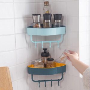 Multipurpose Corner Shelf For Kitchen & Bathroom