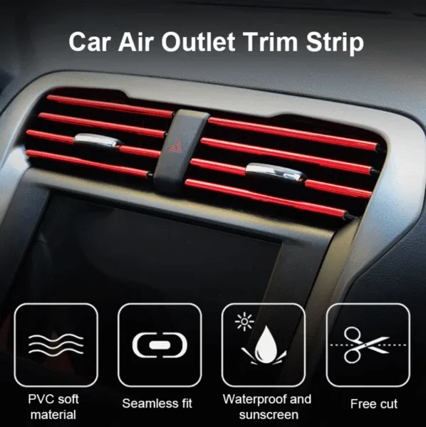 Car AC Decor Strip (10Pcs) - Image 6
