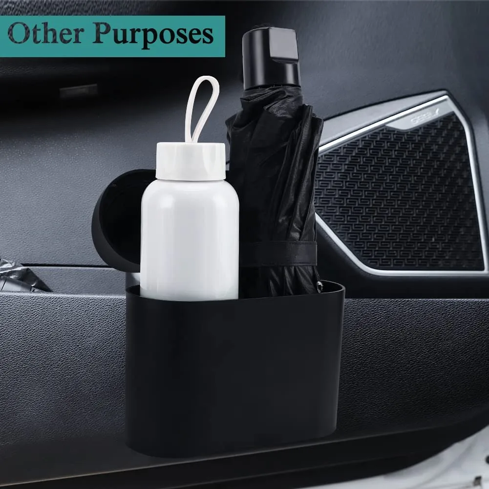 Car Mini Dustbin With Lid, Garbage Organizer - Image 2