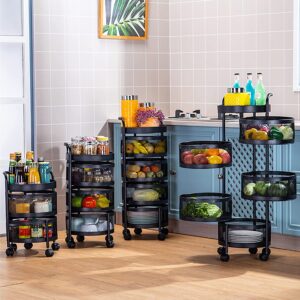 Kitchen Vegetable Basket Rotating Organizer