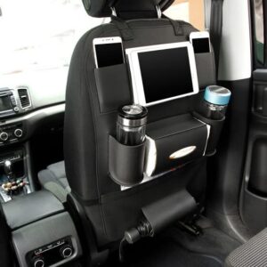 Multifunctional Car Back Seat Organizer PU Leather
