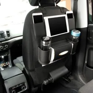 Multifunctional Car Back Seat Organizer PU Leather