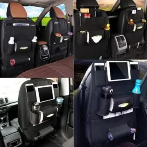 Alternative view of Multifunctional Car Back Seat Organizer PU Leather
