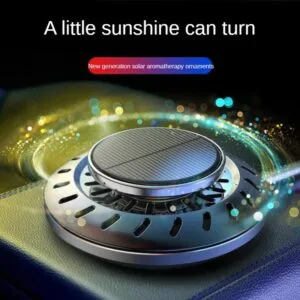 Car Solar UFO Shape Aromatherapy Fresh Deodorant Decoration