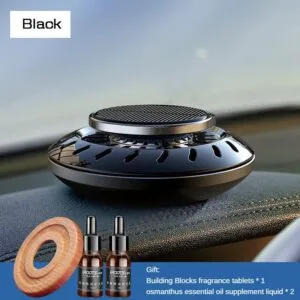 Alternative view of Car Solar UFO Shape Aromatherapy Fresh Deodorant Decoration