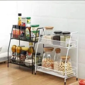 Spice Rack Organizer For Countertop 2 Tier