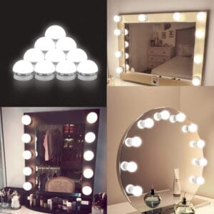 Alternative view of 10 LED Vanity Mirror Lights Kit