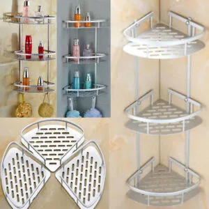 3 Layer Aluminium Bathroom Corner Rack
