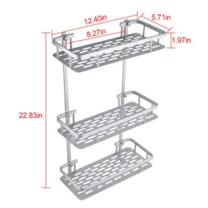 Alternative view of 3 Tier Aluminum Basket