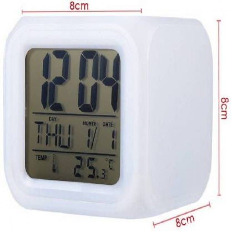 Dice Table Alarm Clock (Colorful)