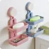 Double Layer Soap Holder Suction Cup