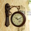 Double Sided Wall Clock