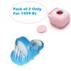 Feet Cleaner n Silicone Bath Brush (Pack of 2)