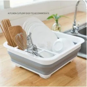 Alternative view of Folding Dish Drainer Rack