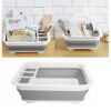 Folding Dish Drainer Rack