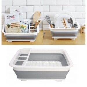 Folding Dish Drainer Rack