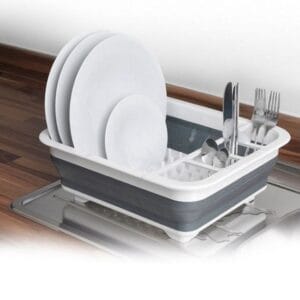 Folding Dish Drainer Rack
