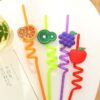 Fruity Straws Pack Of 4 (Washable & Re-Usable)