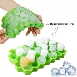 Alternative view of Honeycomb Ice tray with Lid