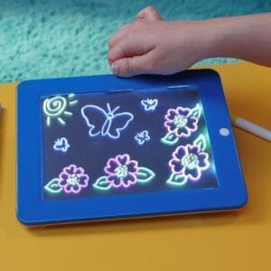 Alternative view of Kids Learning Writing Sketch Pad With Glow Light