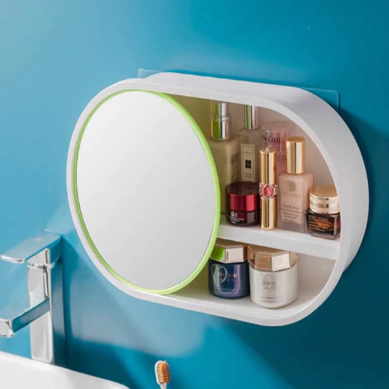 Organizer With Sliding Mirror