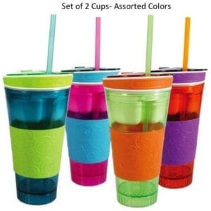 PACK OF 2 SNACKEEZ CUPS