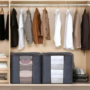 Alternative view of Pack of 6 – Clothes Organizer Storage Bags (100 GSM)