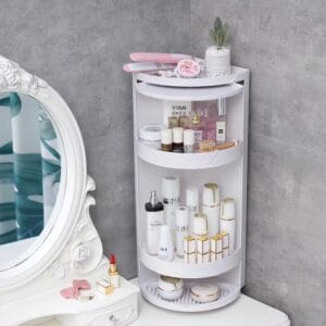 Rotating Nailless Multi-Functional Corner Storage Rack