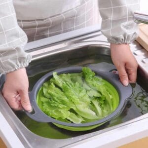 Silicone Collapsible Drain Washing Basket