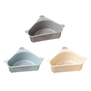 Sink Basket Triangular Multifunctional Drain Shelf Sink Storage Rack